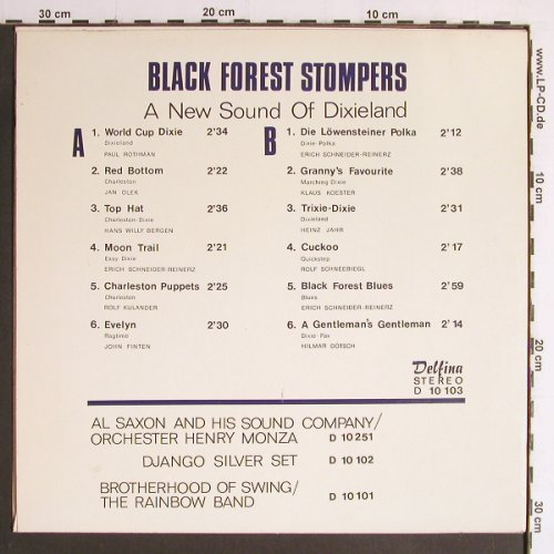 Black Forest Stompers: A New Sound of Dixieland, Delfina(D 10 103), D,  - LP - Y6849 - 5,00 Euro