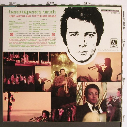 Alpert,Herb & Tijuana Brass: Ninth, AM(212 024), D, 1967 - LP - Y6882 - 7,50 Euro