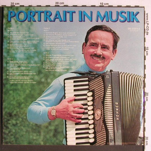 Glahe,Will: Portrait in Musik, Foc, Decca(DS 3131/1-2), D, 1973 - 2LP - Y6884 - 7,50 Euro