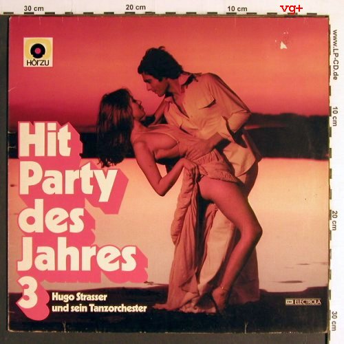 Strasser,Hugo & Tanz-Orch.: Hit Parrty des Jahres 3, m-/vg+, HörZu(062-31 849), D, 1974 - LP - Y6895 - 6,00 Euro