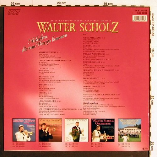 Scholz,Walter: Melodien die von Herzen kommen, Intercord(INT 165.006), D, 1989 - LP - Y7194 - 6,00 Euro