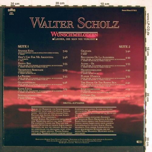 Scholz,Walter: Wunsch Melodien, Intercord(13 742 2), D, 1987 - LP - Y7247 - 6,00 Euro