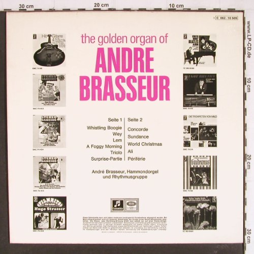 Brasseur,Andre: The Golden Organ Of-Vol.2, EMI/Columbia(C 062-10 509), D, 1971 - LP - Y7681 - 7,50 Euro