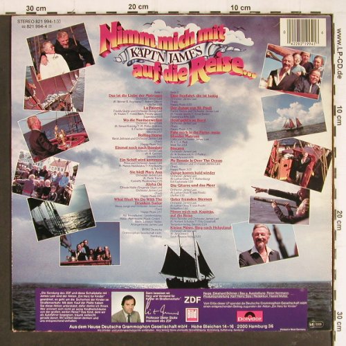 Last,James: Nimm mich mit,Käptn James..., Polydor(821 994-1), D, 1982 - LP - Y7686 - 7,50 Euro