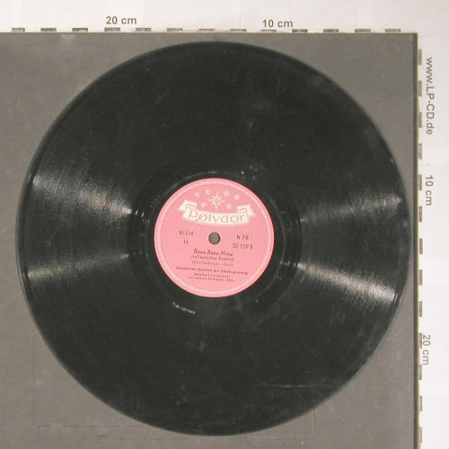 Luczkowski,Adabert-Musikanten-Quart: So wird das sein/Rosa-Rosa-Nina, Polydor(50 159), D,vg+, 1956 - 25cm - N206 - 4,00 Euro