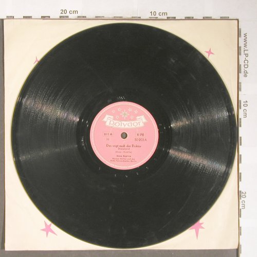 Baptiste,Mona: Das sagt auch der Doktor, Polydor(50 203), D, vg+, 1956 - 25cm - N253 - 5,00 Euro
