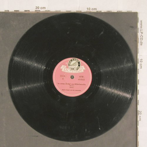 Francesco,Sylvio  mit Faust Campi: Wenn das Banjo, das Banjo erklingt, Polydor(49 496), D, 1955 - 25cm - N330 - 4,00 Euro