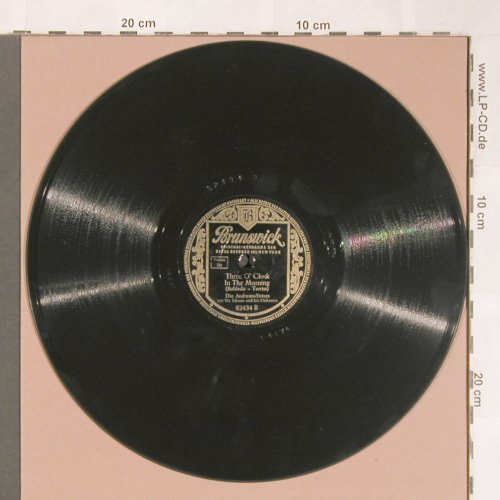 Andrews Sisters: Lullaby of Broadway, Brunswick(82 434), D, 1951 - 25cm - N384 - 10,00 Euro