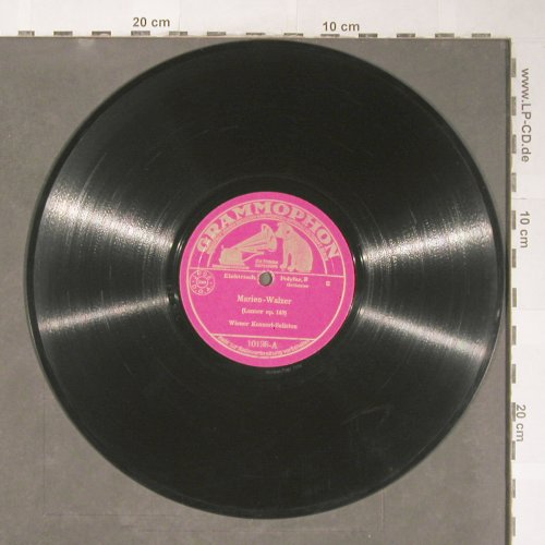 Wiener Konzert-Solisten: Marien-Walzer / Traum Walzer, Grammophon(10 198), D,vg+, 1933 - 25cm - N130 - 4,00 Euro