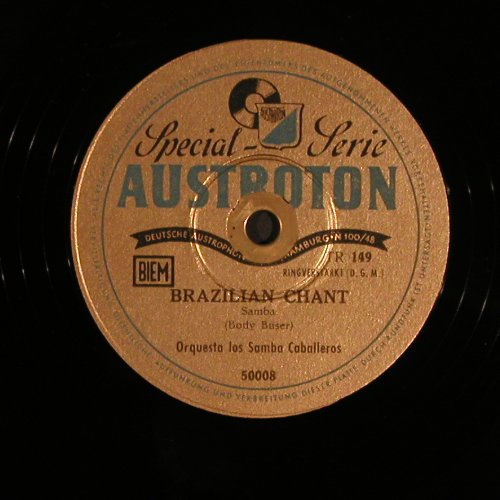 Orquesta los Samba Caballeros: Brazilian Chant / Samba Time, Austroton(50008), A,  - 25cm - N385 - 7,50 Euro