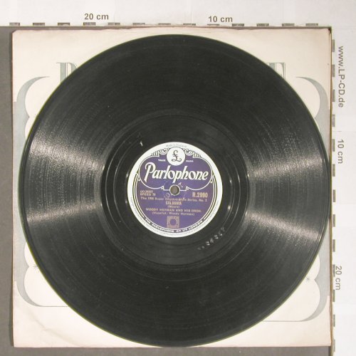 Hermann,Woody  and his Orch.: Caldonia / Goosey Gander, Parlophone(R.2990), UK,VG+, 1946 - 25cm - N244 - 10,00 Euro