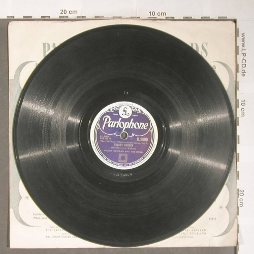 Hermann,Woody  and his Orch.: Caldonia / Goosey Gander, Parlophone(R.2990), UK,VG+, 1946 - 25cm - N244 - 10,00 Euro