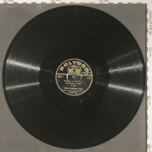Schubert,Franz: op.90 No.4 Impromptu,As-dur, Polydor(67607), D, stol, 1940 - 30cm - N176 - 7,50 Euro