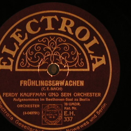 Kauffman,Ferdy und s.Orch.: Maronetten-Wachparade/Frühlingserw., Electrola(EH 337), D,  - 30cm - N156 - 5,00 Euro