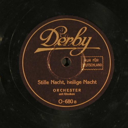Orchester mit Glocken: Stille Nacht,heiligeNacht/O Tannenb, Derby(O-680), D,  - 25cm - N6 - 4,00 Euro