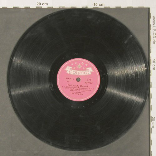 Der zackige Otto: Die Rixdorfer Blasmusik I, Polydor(49 993), vg-/NoCove, 1953 - 25cm - N22 - 2,50 Euro