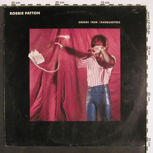 Patton,Robbie: Orders From Headquarters, m-/vg+, Atlantic (78.0006-1), D, 1982 Typ: LP Best.-Nr.: V2434 Preis: 4,00 Euro