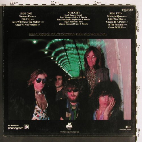 Nite City: Same, 20th Century Rec. (6370 258), D, 1977 Typ: LP Best.-Nr.: V2532 Preis: 6,00 Euro