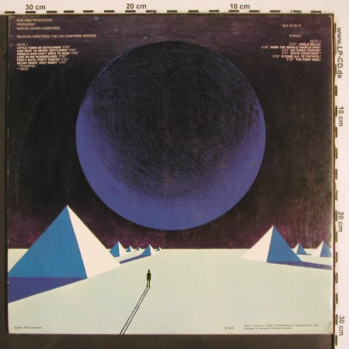 Les Humphries Singers: Seasons Greetings, Foc, Decca (SLK 16 767-P), D, 1972 Typ: LP Best.-Nr.: V2568 Preis: 7,50 Euro