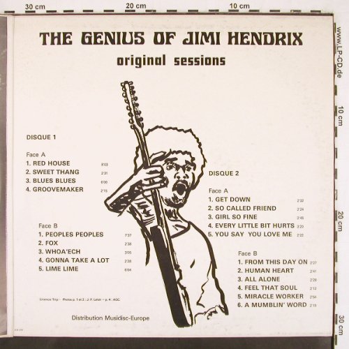 Hendrix,Jimi: The Genius of, Foc, Festival (ALBUM 204), F Typ: 2LP Best.-Nr.: V2658 Preis: 20,00 Euro