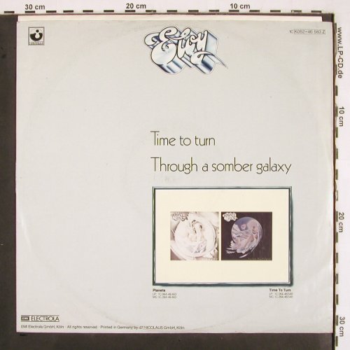 Eloy: Time To Turn/Thought a somber galax, Harvest (K052-46 583 Z), D, m-/vg+, 1982 Typ: 12" Best.-Nr.: V2690 Preis: 5,00 Euro