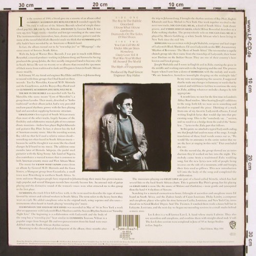 Simon,Paul: Graceland, WB (925 447-1), D, 1986 Typ: LP Best.-Nr.: V2700 Preis: 7,50 Euro