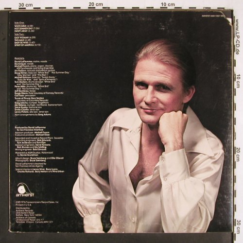 La Flamme,David: Whitebird, amherst (AMH-1007), US, CO, 1976 Typ: LP Best.-Nr.: V2764 Preis: 6,00 Euro