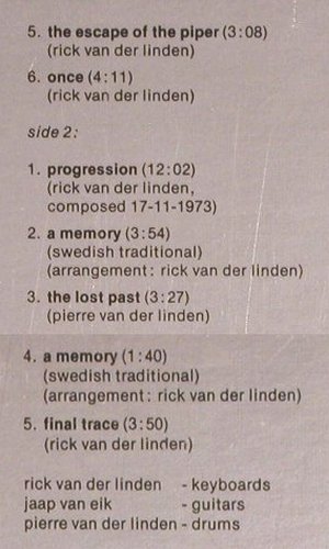 Trace: Same, van der Linden*2/v.Eik-Pierre, Sire (9147-7504), CDN, co, 1974 Typ: LP Best.-Nr.: V2776 Preis: 9,00 Euro