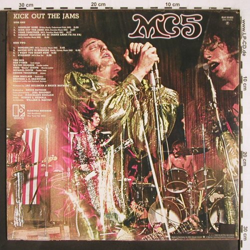 MC 5: Kick Out The Jams, Elektra (ELK 22 022), D, Ri Typ: LP Best.-Nr.: V2781 Preis: 15,00 Euro