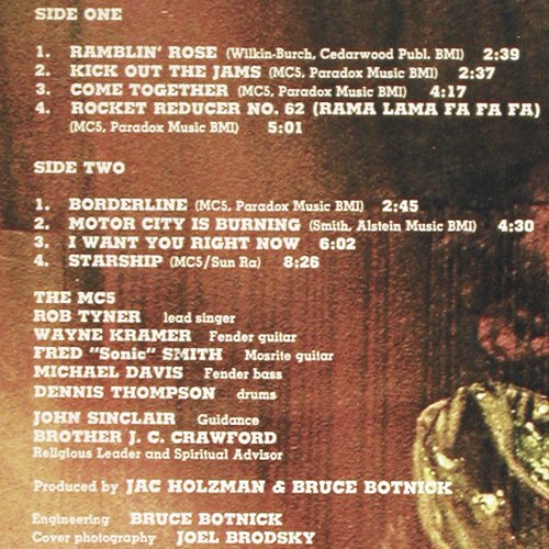 MC 5: Kick Out The Jams, Elektra (ELK 22 022), D, Ri Typ: LP Best.-Nr.: V2781 Preis: 15,00 Euro