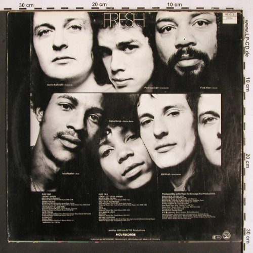 Fresh: Get Fresh, MCA (62.073), D, 1977 Typ: LP Best.-Nr.: V2787 Preis: 9,00 Euro