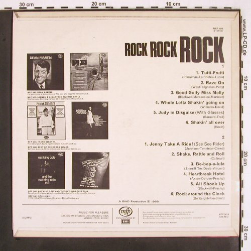 V.A.Rock Rock Rock- BWD Prod.: Tutti-Frutti,Rave on..(Cover Vers.), MFP/Unknown Artist (MFP 5019), D, vg+/m- Typ: LP Best.-Nr.: V2801 Preis: 4,00 Euro