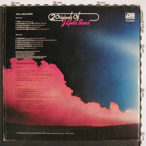 Geils Band,J.: 2 Originals Of, Foc, Atlantic (ATL 60061), D, 1973 Typ: 2LP Best.-Nr.: V2833 Preis: 14,00 Euro