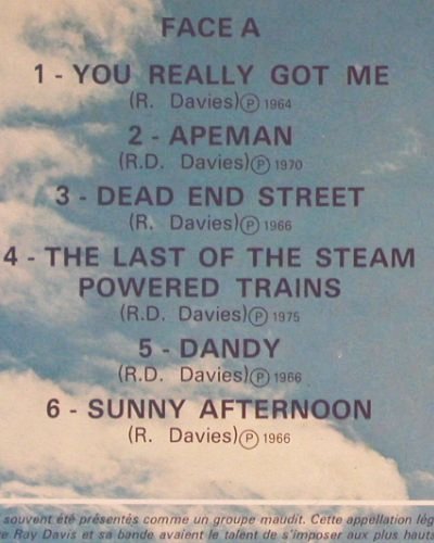 Kinks: You Really Got Me, Mode (MD.9017), F, Ri, 1979 Typ: LP Best.-Nr.: V2834 Preis: 7,50 Euro