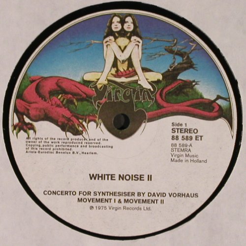 White Noise: 2 - Concerto For Synthesizer, Virgin (88 589 ET), NL m /vg+, 1975 Typ: LP Best.-Nr.: V2836 Preis: 12,50 Euro