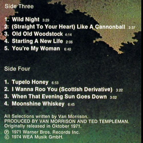 Morrison,Van: 2 Originals Of, Street Choir/Tupelo, WB (WB 86 009), D, Foc, 1974 Typ: 2LP Best.-Nr.: V2841 Preis: 14,00 Euro