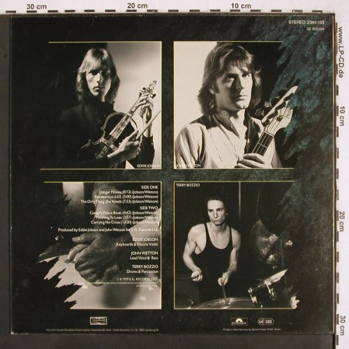 UK: Danger Money, Polydor (2344 133), D, 1979 Typ: LP Best.-Nr.: V2873 Preis: 7,50 Euro