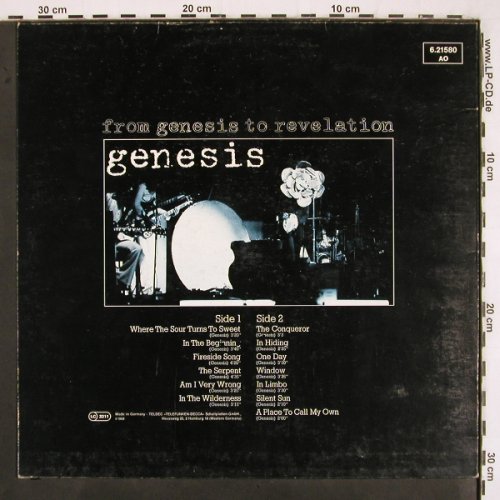 Genesis: From Genesis To Revelation'69, Ri, Nova (6.21580 AO), D, m-/vg+ Typ: LP Best.-Nr.: V2878 Preis: 6,00 Euro
