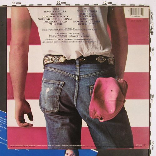 Springsteen,Bruce: Born In The USA, CBS (CBS 86304), GR, 1984 Typ: LP Best.-Nr.: V2925 Preis: 7,50 Euro