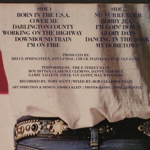 Springsteen,Bruce: Born In The USA, CBS (CBS 86304), GR, 1984 Typ: LP Best.-Nr.: V2925 Preis: 7,50 Euro