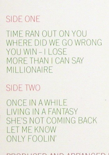 Sayer,Leo: Living In A Fantasy, Chrysalis (CDL 1297), S, 1980 Typ: LP Best.-Nr.: V3912 Preis: 6,00 Euro