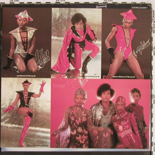 Boney M.: Nightfly To Venus,Postcards,Club-Ed, Hansa (34 009 1), D, 1978 Typ: LP Best.-Nr.: V4093 Preis: 7,50 Euro