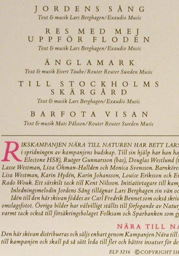 Berghagen,Lars: Nära Till Naturen, Showtime (ELP 3216), S, 1988 Typ: LP Best.-Nr.: V4128 Preis: 6,00 Euro