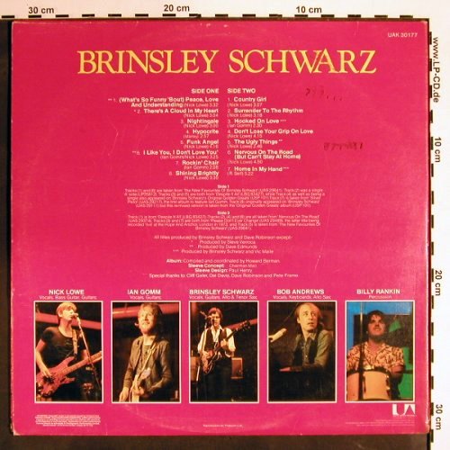 Brinsley Schwarz: Fifteen Thoughts Of, Foc, stol,stoc, UA (UAK 30177), UK,m /vg-, 1978 Typ: LP Best.-Nr.: V4139 Preis: 6,00 Euro