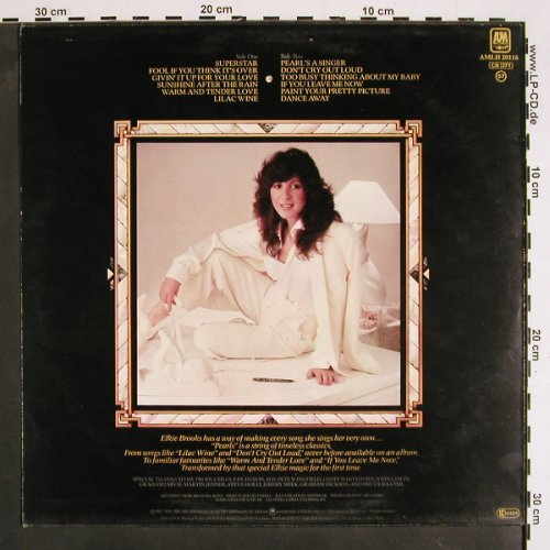 Brooks,Elkie: Pearls, AM (AMLH 20116), NL, 1981 Typ: LP Best.-Nr.: V4229 Preis: 7,50 Euro