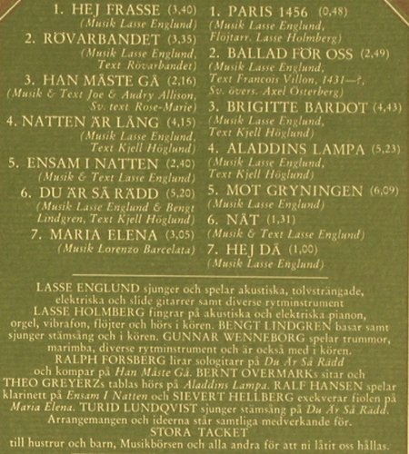 Englund,Lasse: Den Andra Depressionen, Alternativ(ALP-9), S, 1977 - LP - V4244 - 12,50 Euro