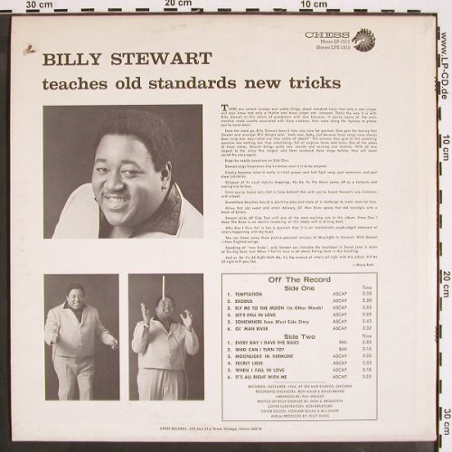 Stewart,Billy: Teaches Old Standards New Tricks, Chess (LP-1513), US,Mono,co, 1966 Typ: LP Best.-Nr.: V4249 Preis: 7,50 Euro
