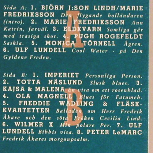 V.A.Den Flygande Holländaren: Eldvarn, Mare Frerikson, Imperiet.., EMI(7910921), S, Foc, 1988 - 2LP - V4356 - 6,00 Euro