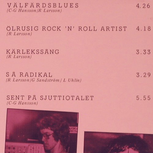 Kylans Rockorkester: Välfärdsblues, Manifest (MAN 17), S, 1980 Typ: LP Best.-Nr.: V4370 Preis: 7,50 Euro