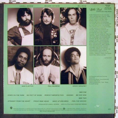Little Feat: Down On The Farm, WB (WB 56 667), D, 1979 Typ: LP Best.-Nr.: V4422 Preis: 7,50 Euro